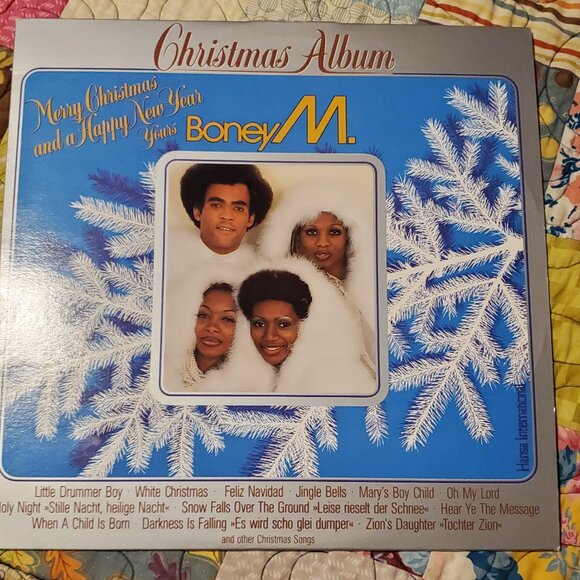 1981 Boney M Christmas album vinyl record - Picture 1 of 5